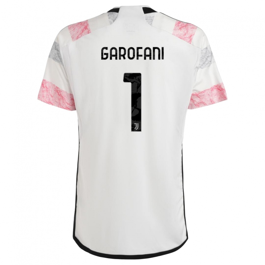 Enfant Maillot Giovanni Garofani #1 Blanc Rose Tenues Extérieur 2023/24 T-Shirt Belgique