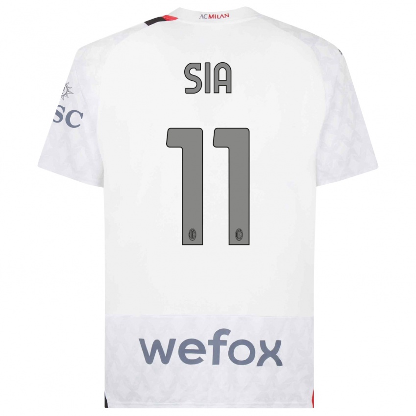 Kinder Diego Sia #11 Weiß Auswärtstrikot Trikot 2023/24 T-Shirt Belgien