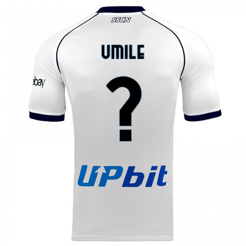 Kinder Bruno Umile #0 Weiß Auswärtstrikot Trikot 2023/24 T-Shirt Belgien