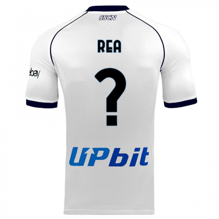 Kinder Roberto Rea #0 Weiß Auswärtstrikot Trikot 2023/24 T-Shirt Belgien