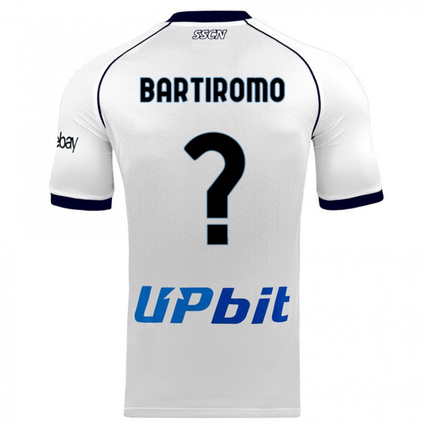 Kinderen Niccolo Bartiromo #0 Wit Uitshirt Uittenue 2023/24 T-Shirt België