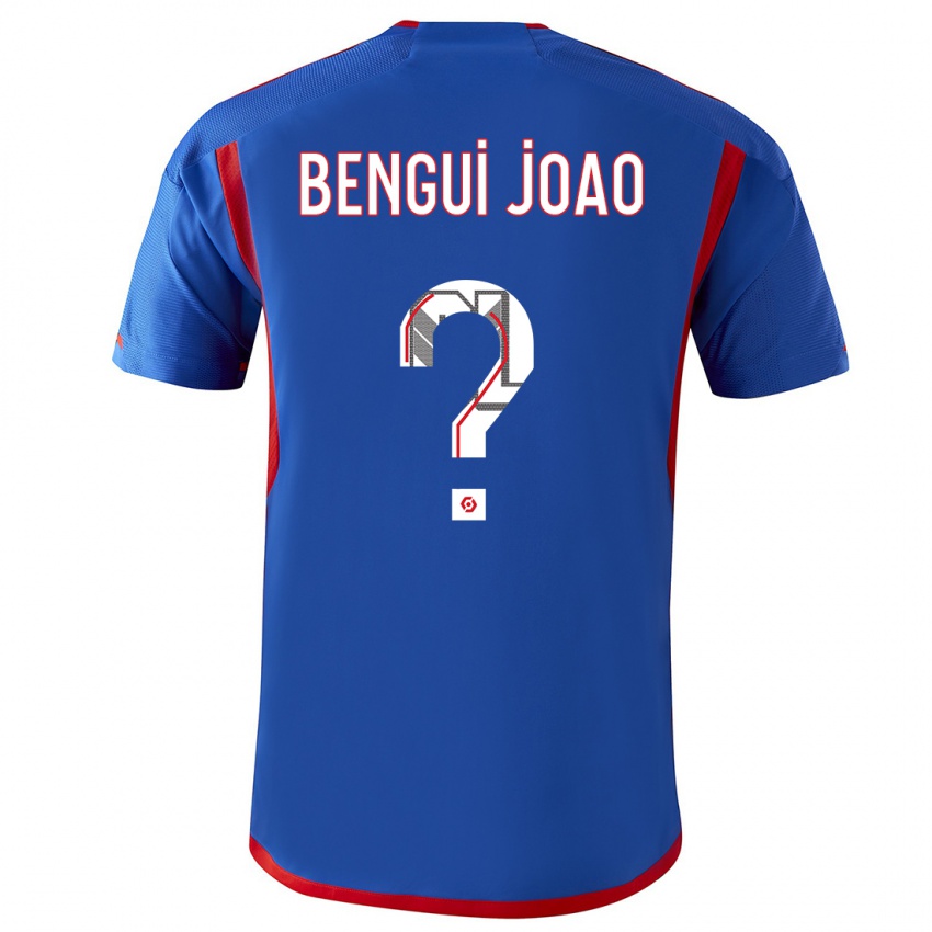 Kinder Justin Bengui Joao #0 Blau Rot Auswärtstrikot Trikot 2023/24 T-Shirt Belgien
