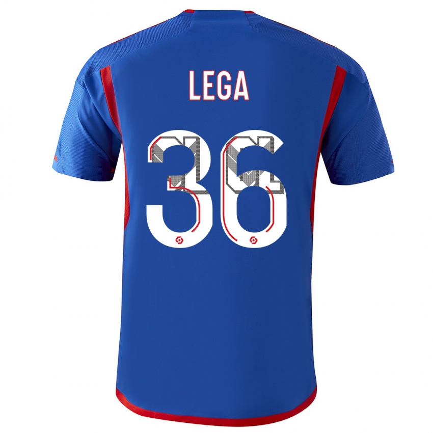 Kinder Sekou Lega #36 Blau Rot Auswärtstrikot Trikot 2023/24 T-Shirt Belgien
