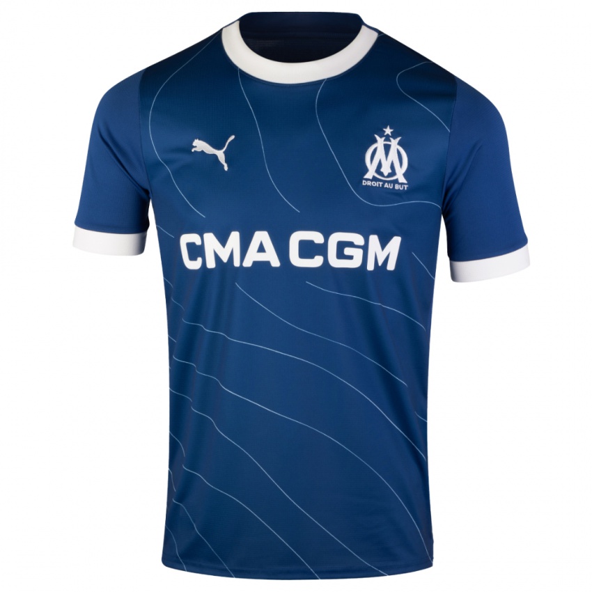 Enfant Maillot Cheick Souare #41 Bleu Foncé Tenues Extérieur 2023/24 T-Shirt Belgique