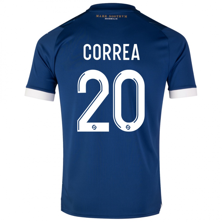Enfant Maillot Joaquin Correa #20 Bleu Foncé Tenues Extérieur 2023/24 T-Shirt Belgique