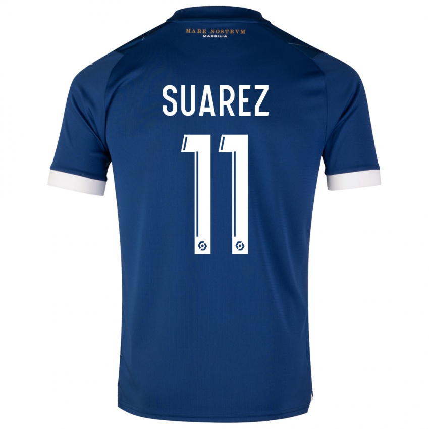 Kinder Luis Suarez #11 Dunkelblau Auswärtstrikot Trikot 2023/24 T-Shirt Belgien