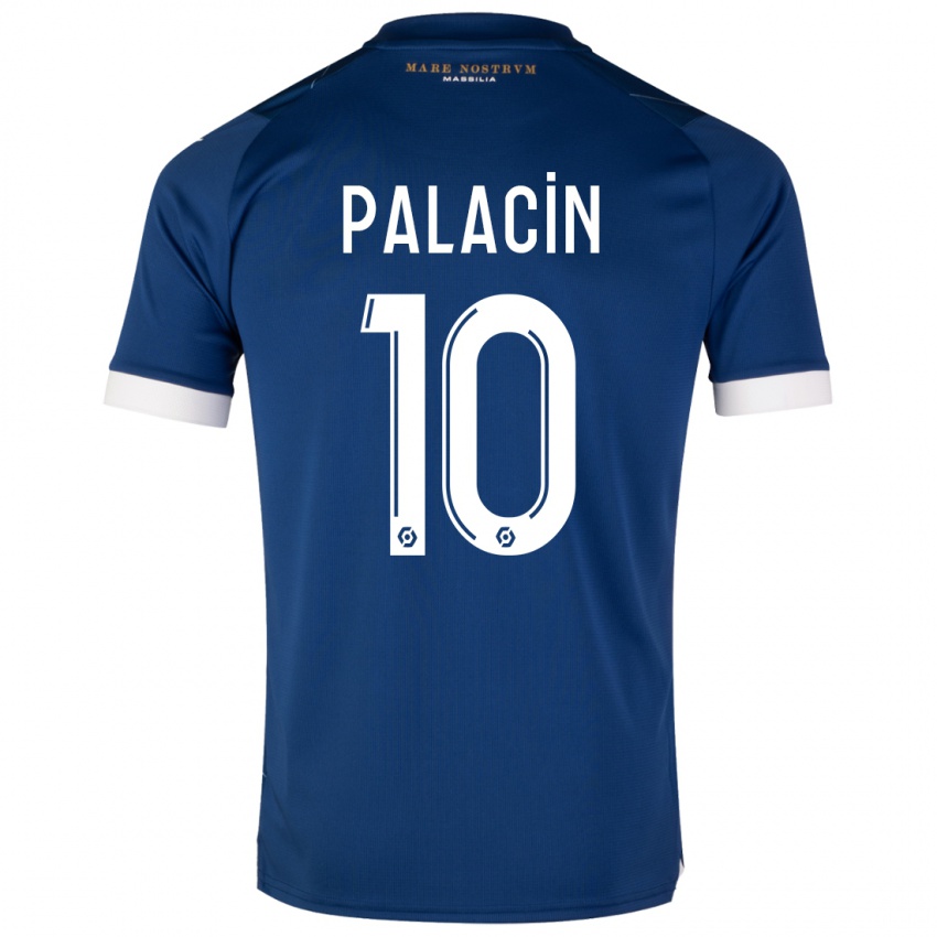 Enfant Maillot Sara Palacin #10 Bleu Foncé Tenues Extérieur 2023/24 T-Shirt Belgique