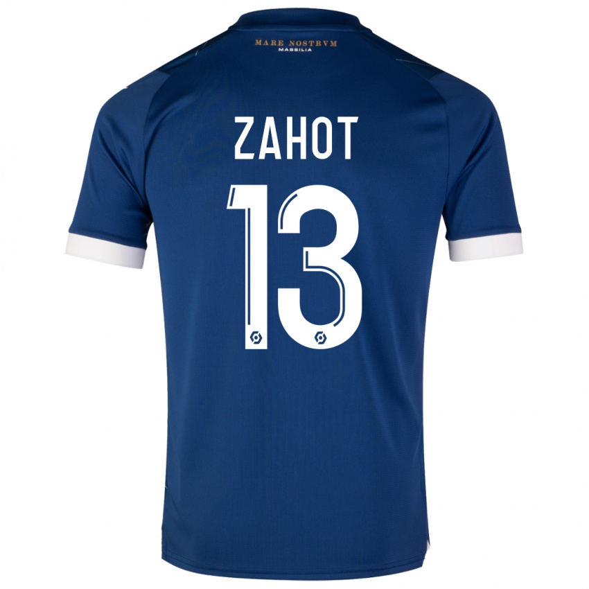 Kinder Sarah Zahot #13 Dunkelblau Auswärtstrikot Trikot 2023/24 T-Shirt Belgien