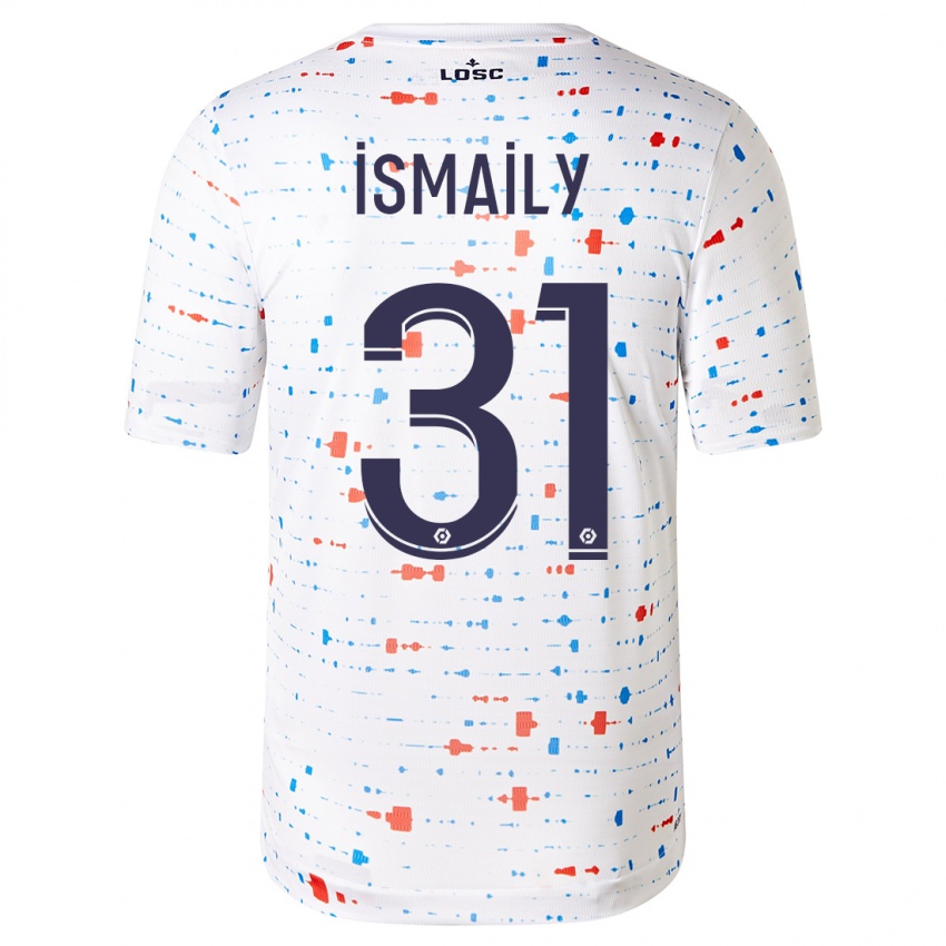 Kinder Ismaily #31 Weiß Auswärtstrikot Trikot 2023/24 T-Shirt Belgien
