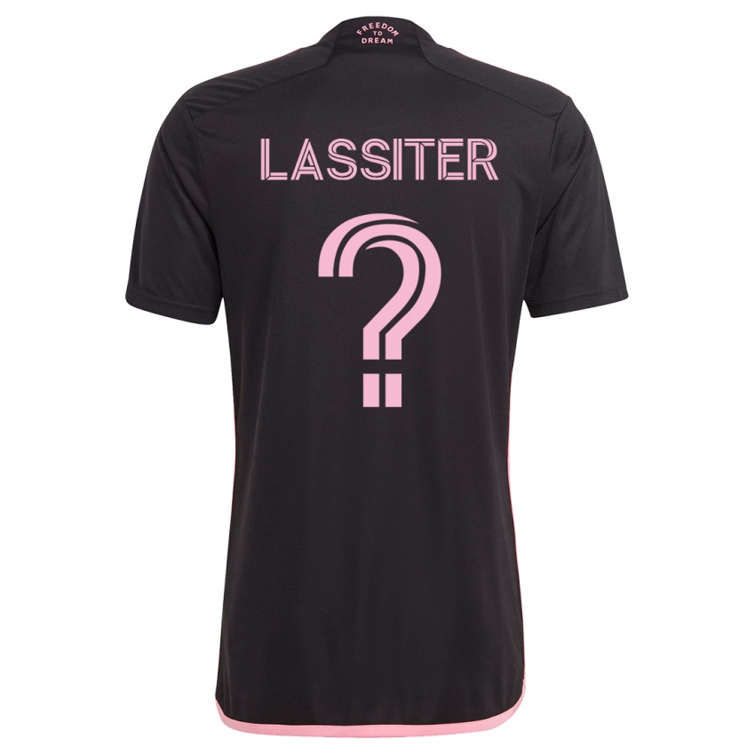 Kinder Ariel Lassiter #0 Schwarz Auswärtstrikot Trikot 2023/24 T-Shirt Belgien