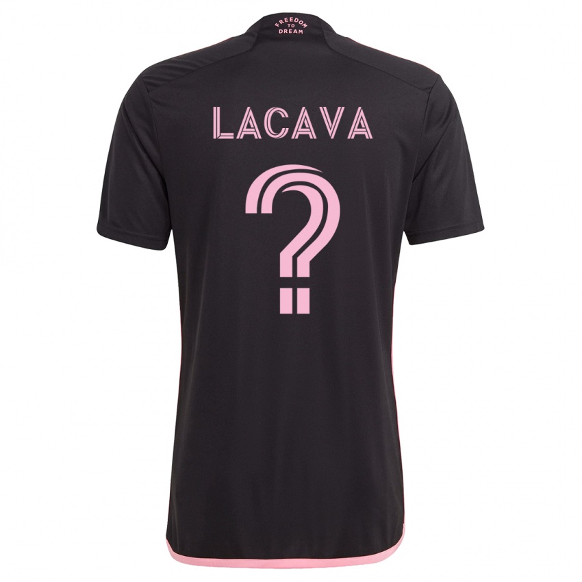 Kinder Jake Lacava #0 Schwarz Auswärtstrikot Trikot 2023/24 T-Shirt Belgien