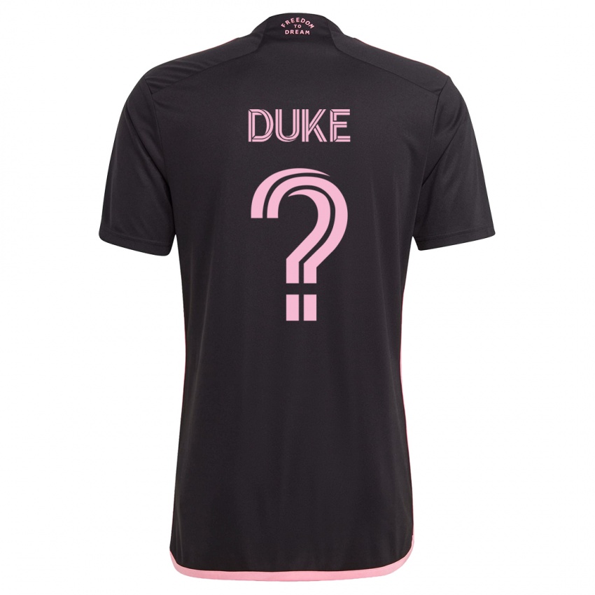 Kinder Bryce Duke #0 Schwarz Auswärtstrikot Trikot 2023/24 T-Shirt Belgien