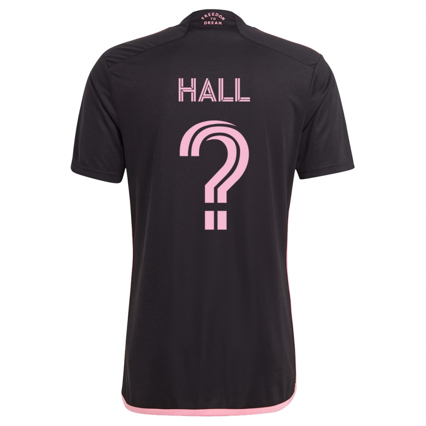Kinder Tyler Hall #0 Schwarz Auswärtstrikot Trikot 2023/24 T-Shirt Belgien