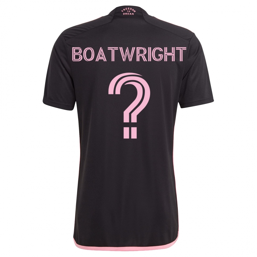 Kinder Israel Boatwright #0 Schwarz Auswärtstrikot Trikot 2023/24 T-Shirt Belgien