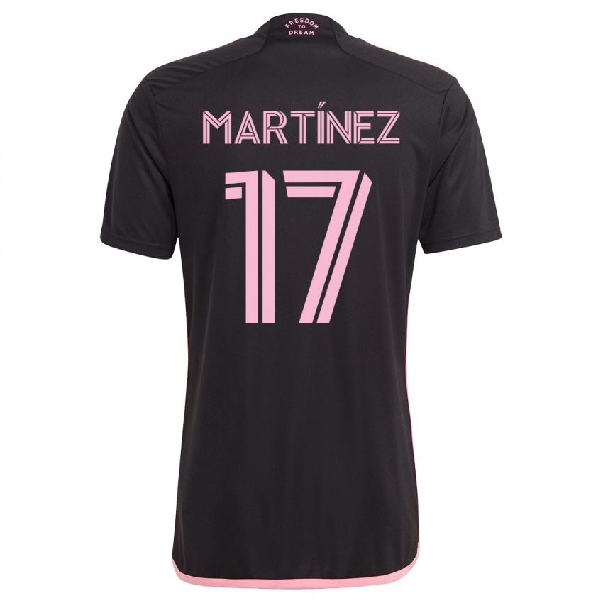 Kinder Josef Martínez #17 Schwarz Auswärtstrikot Trikot 2023/24 T-Shirt Belgien