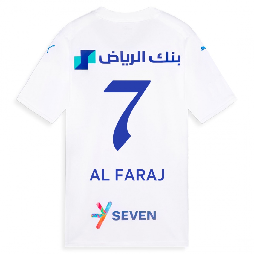 Kinderen Salman Al-Faraj #7 Wit Uitshirt Uittenue 2023/24 T-Shirt België