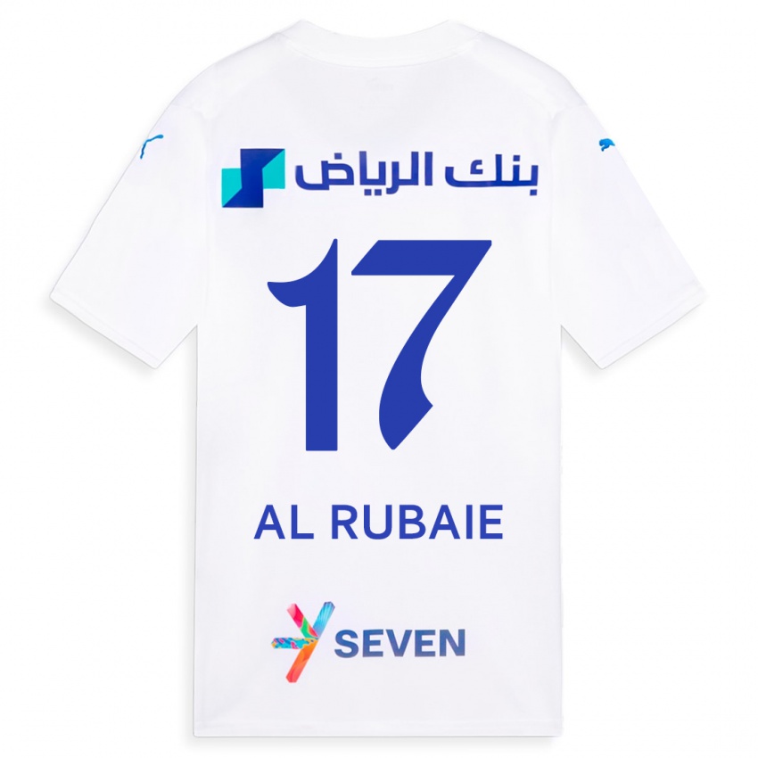 Kinderen Mohammed Al-Rubaie #17 Wit Uitshirt Uittenue 2023/24 T-Shirt België