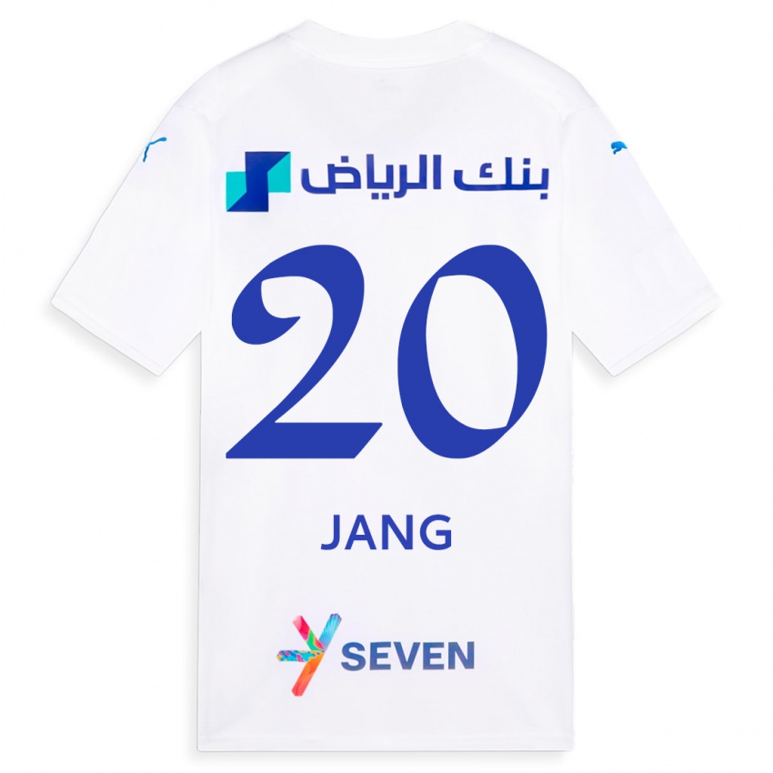 Kinder Hyun-Soo Jang #20 Weiß Auswärtstrikot Trikot 2023/24 T-Shirt Belgien