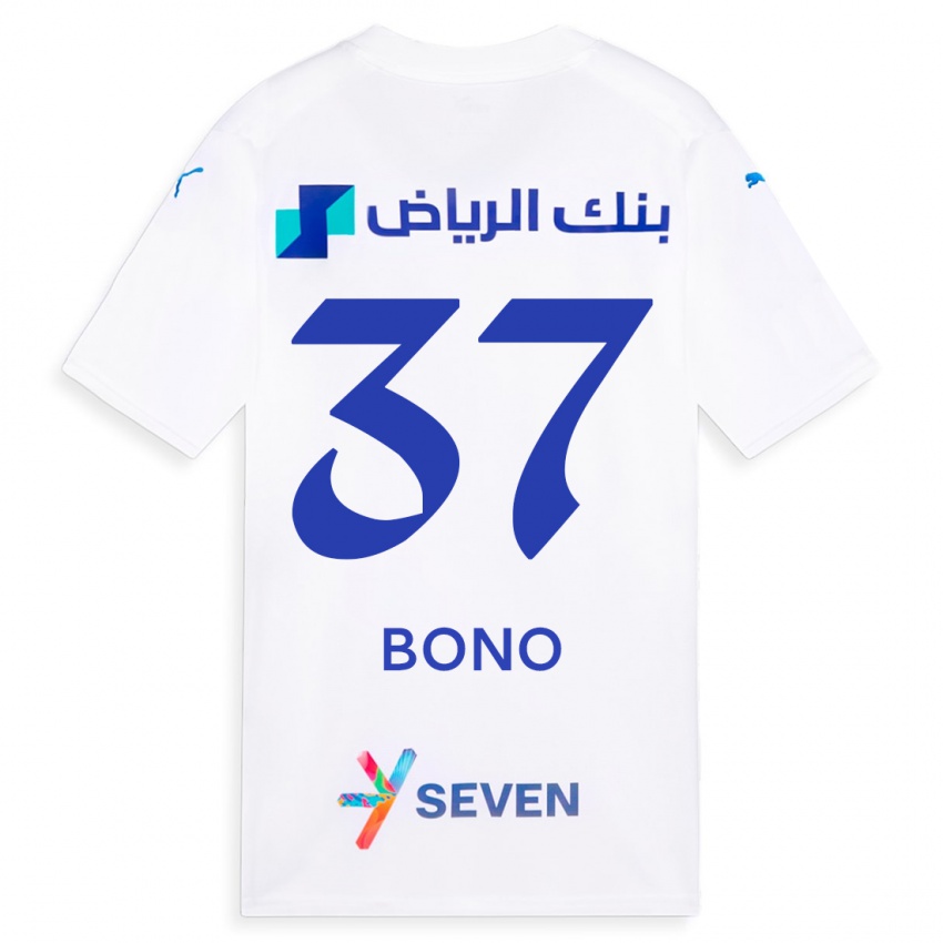 Kinderen Bono #37 Wit Uitshirt Uittenue 2023/24 T-Shirt België