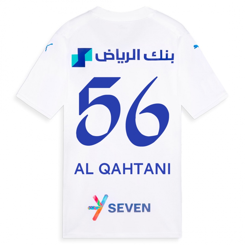 Kinder Mohammed Al-Qahtani #56 Weiß Auswärtstrikot Trikot 2023/24 T-Shirt Belgien