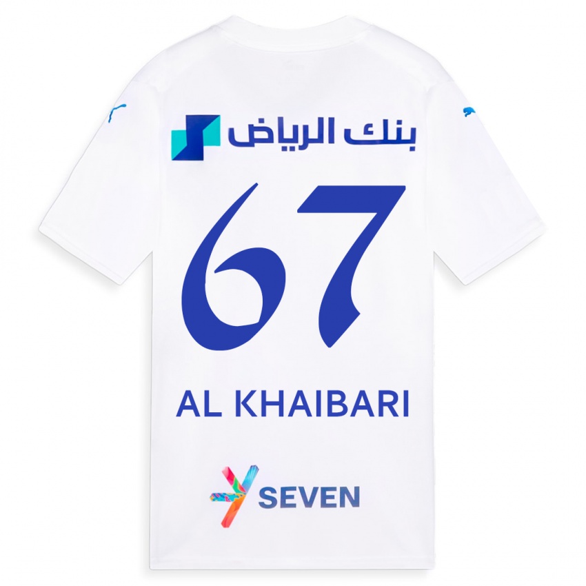 Kinder Mohammed Al-Khaibari #67 Weiß Auswärtstrikot Trikot 2023/24 T-Shirt Belgien