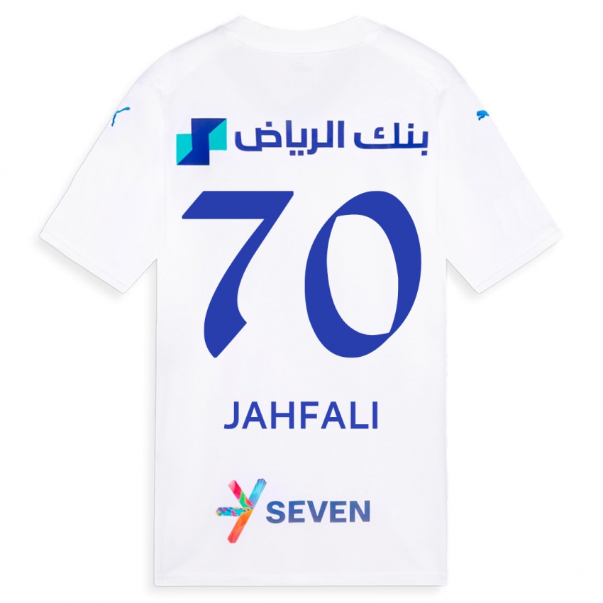 Kinder Mohammed Jahfali #70 Weiß Auswärtstrikot Trikot 2023/24 T-Shirt Belgien
