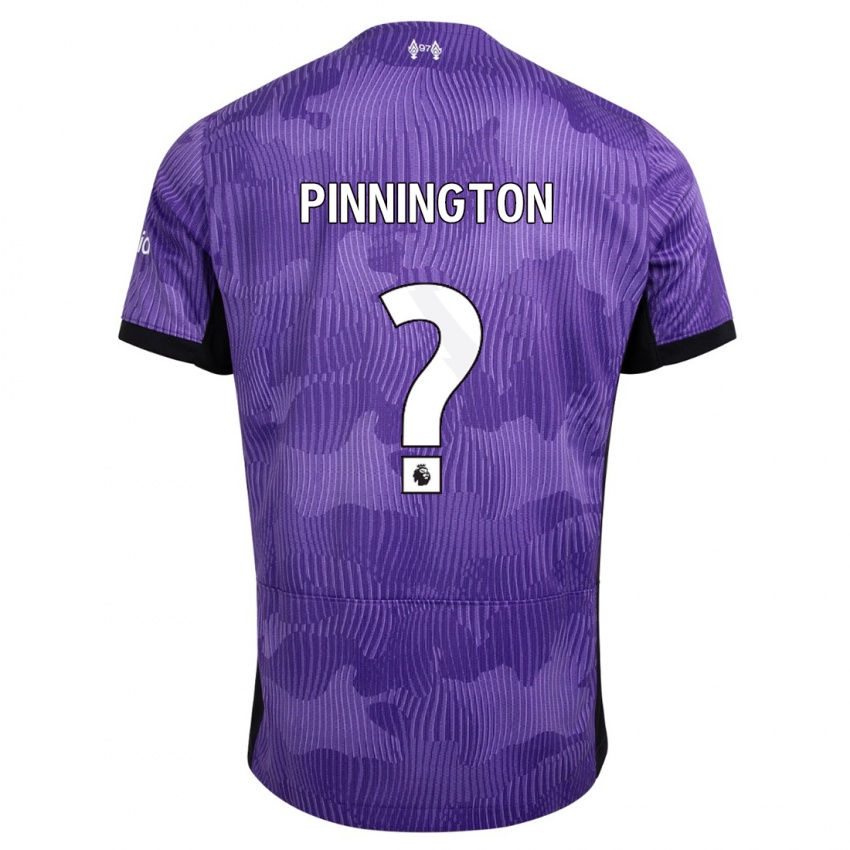 Kinderen Carter Pinnington #0 Paars Thuisshirt Derde Tenue 2023/24 T-Shirt België