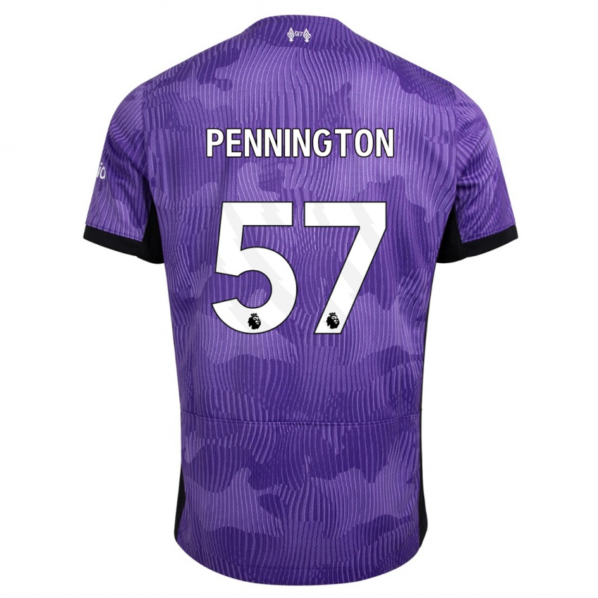 Kinder Cody Pennington #57 Lila Ausweichtrikot Trikot 2023/24 T-Shirt Belgien