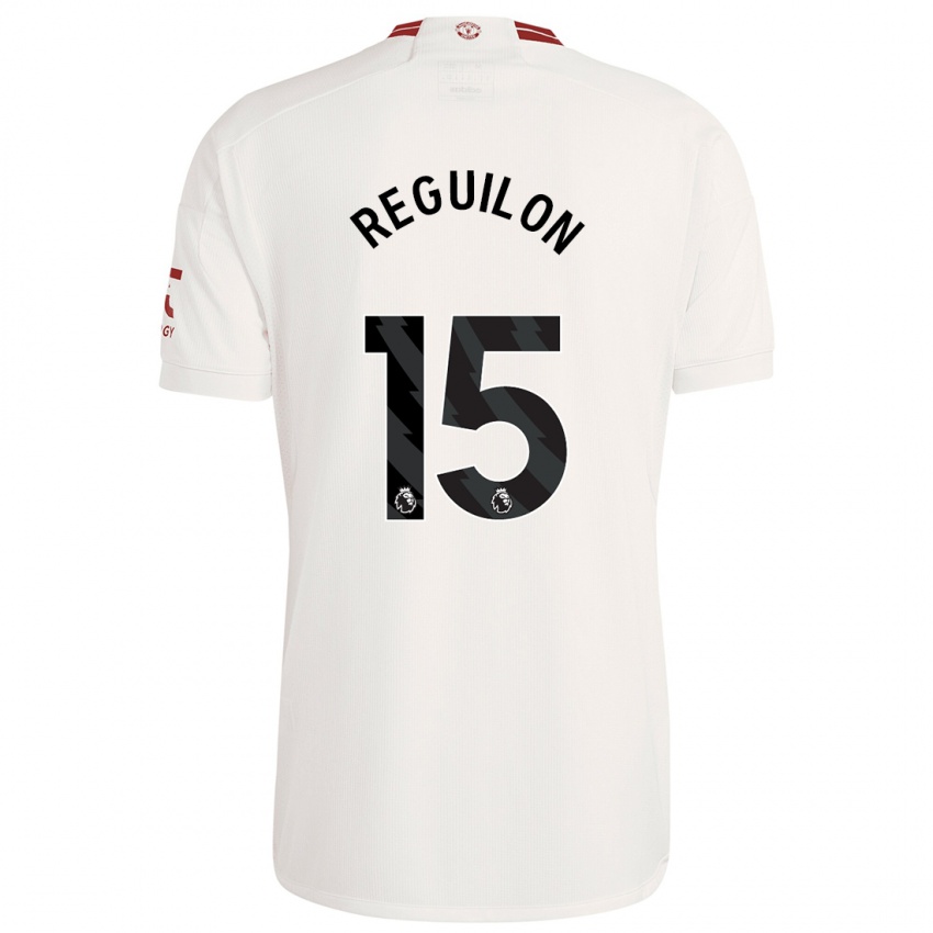 Kinder Sergio Reguilon #15 Weiß Ausweichtrikot Trikot 2023/24 T-Shirt Belgien