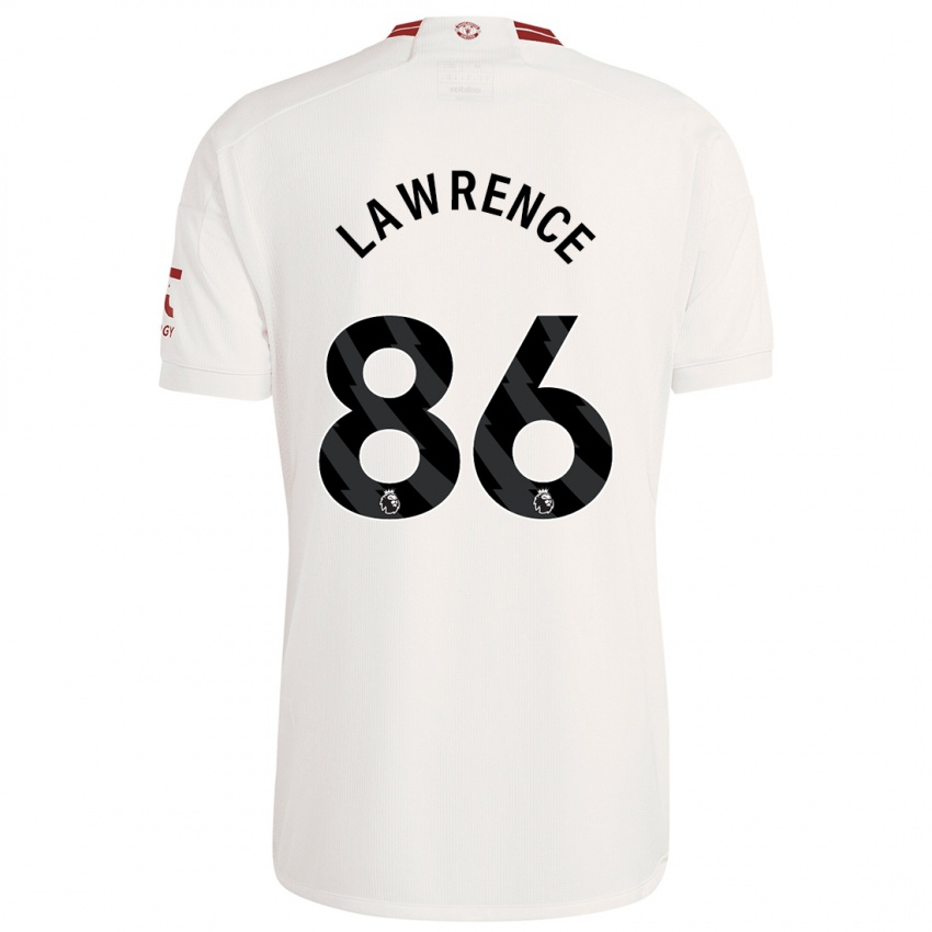 Enfant Maillot Marcus Lawrence #86 Blanc Troisieme 2023/24 T-Shirt Belgique