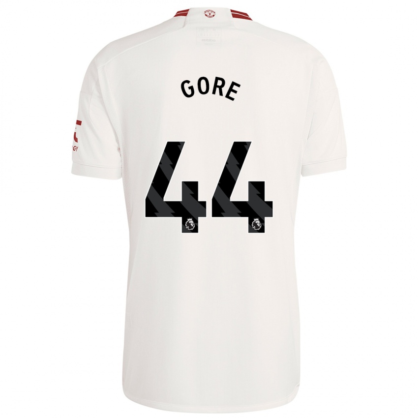 Kinder Daniel Gore #44 Weiß Ausweichtrikot Trikot 2023/24 T-Shirt Belgien