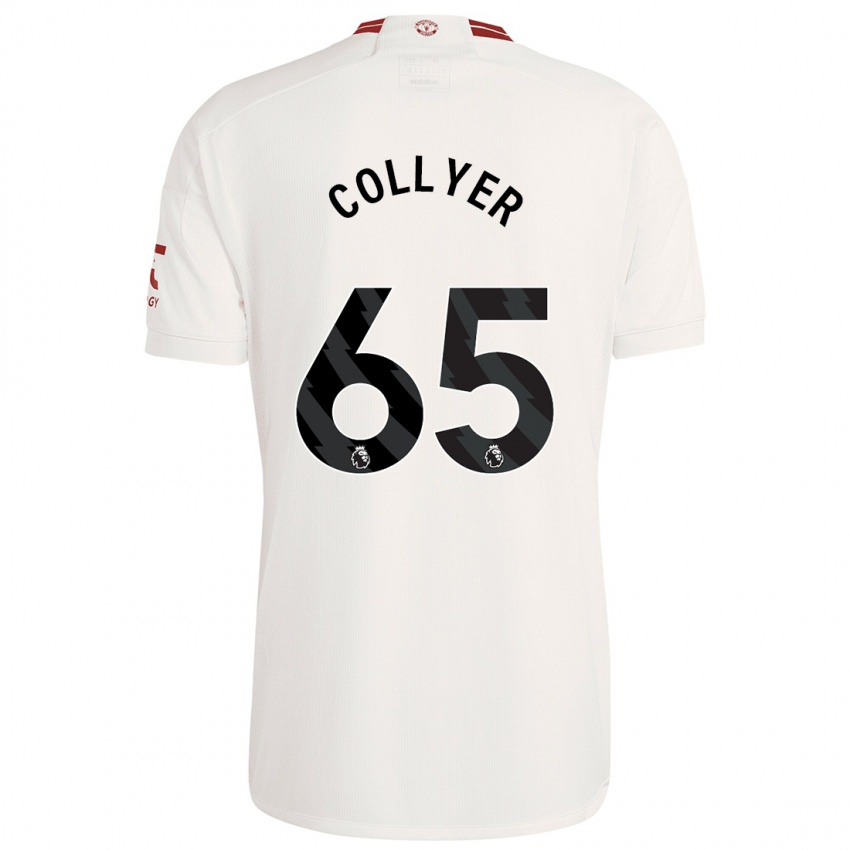 Kinder Toby Collyer #65 Weiß Ausweichtrikot Trikot 2023/24 T-Shirt Belgien