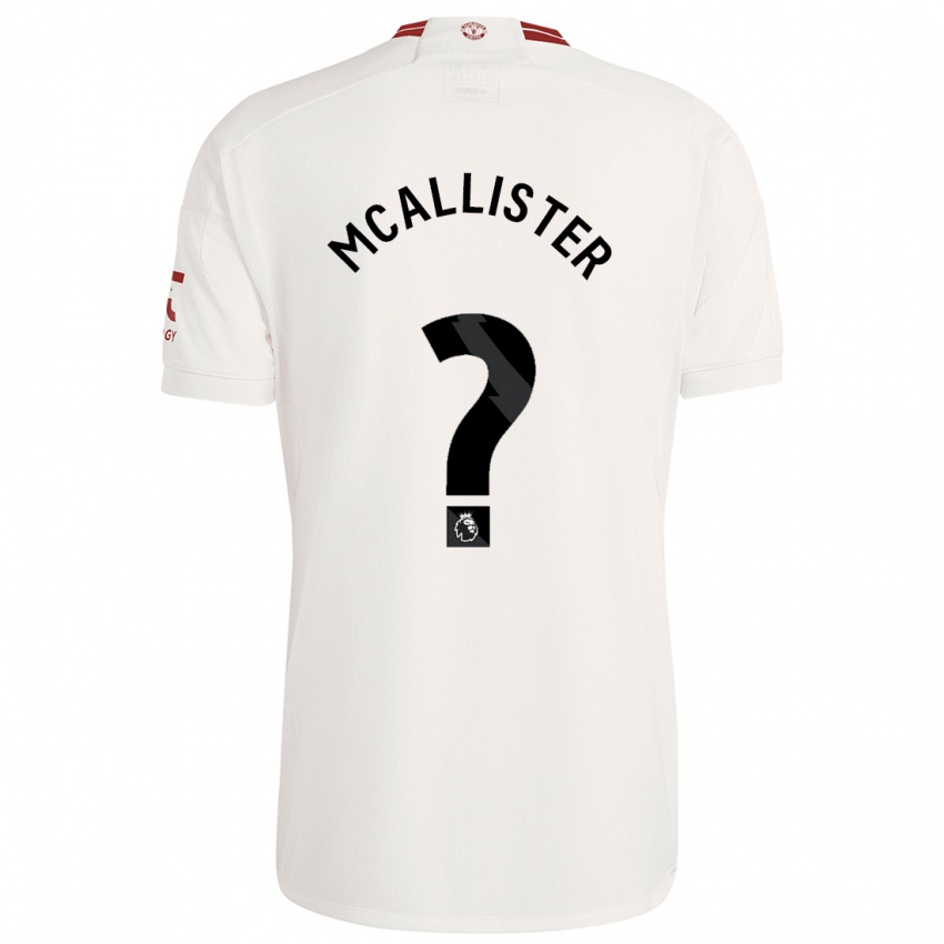 Kinder Finley Mcallister #0 Weiß Ausweichtrikot Trikot 2023/24 T-Shirt Belgien