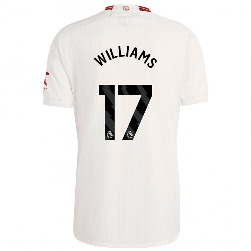 Kinder Rachel Williams #17 Weiß Ausweichtrikot Trikot 2023/24 T-Shirt Belgien