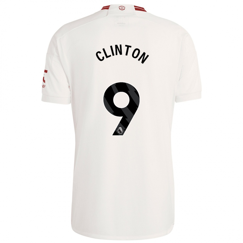 Kinder Grace Clinton #9 Weiß Ausweichtrikot Trikot 2023/24 T-Shirt Belgien