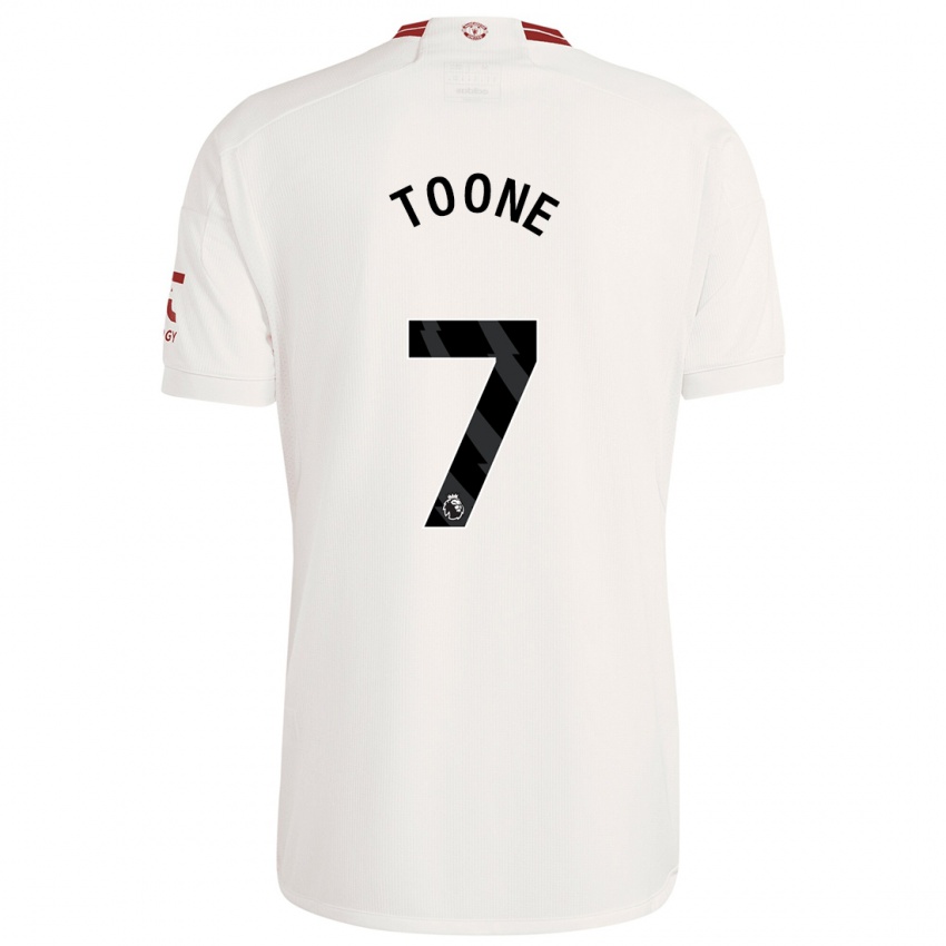 Kinder Ella Toone #7 Weiß Ausweichtrikot Trikot 2023/24 T-Shirt Belgien