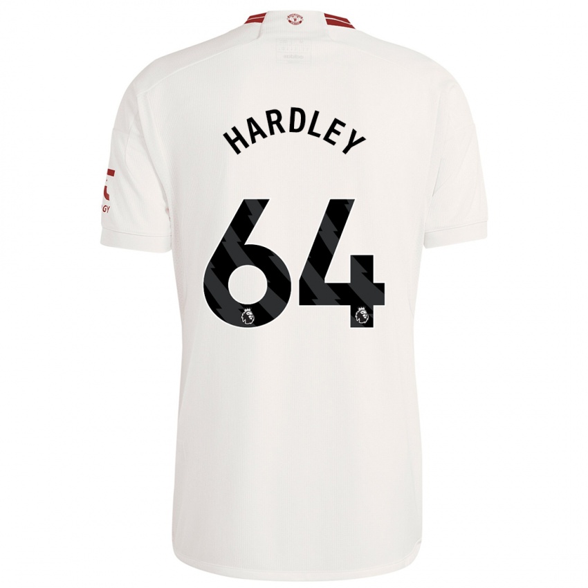 Kinder Bjorn Hardley #64 Weiß Ausweichtrikot Trikot 2023/24 T-Shirt Belgien