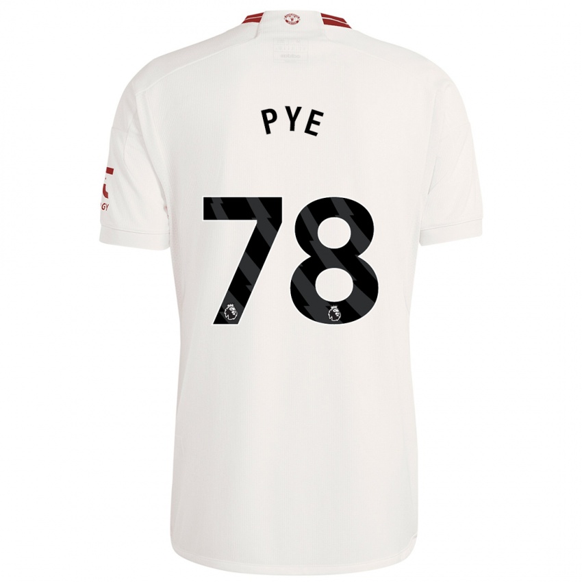 Kinder Logan Pye #78 Weiß Ausweichtrikot Trikot 2023/24 T-Shirt Belgien