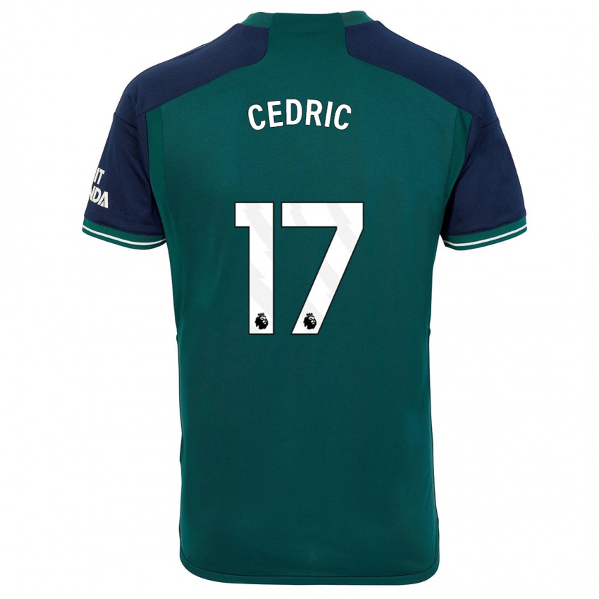 Kinderen Cedric Soares #17 Groente Thuisshirt Derde Tenue 2023/24 T-Shirt België