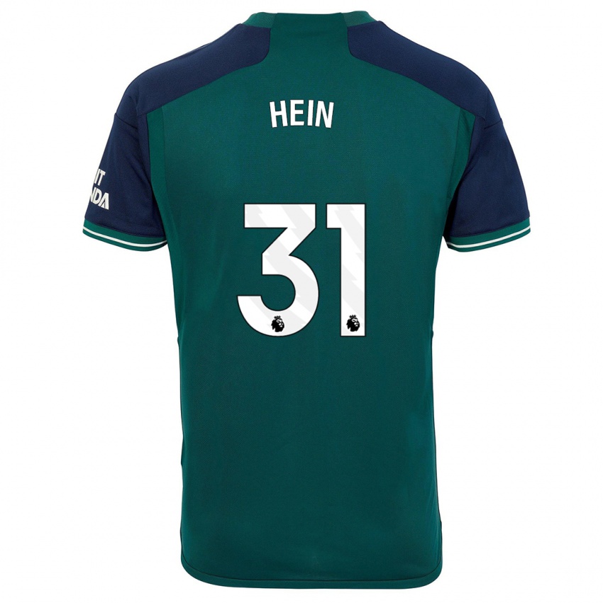 Kinder Karl Hein #31 Grün Ausweichtrikot Trikot 2023/24 T-Shirt Belgien