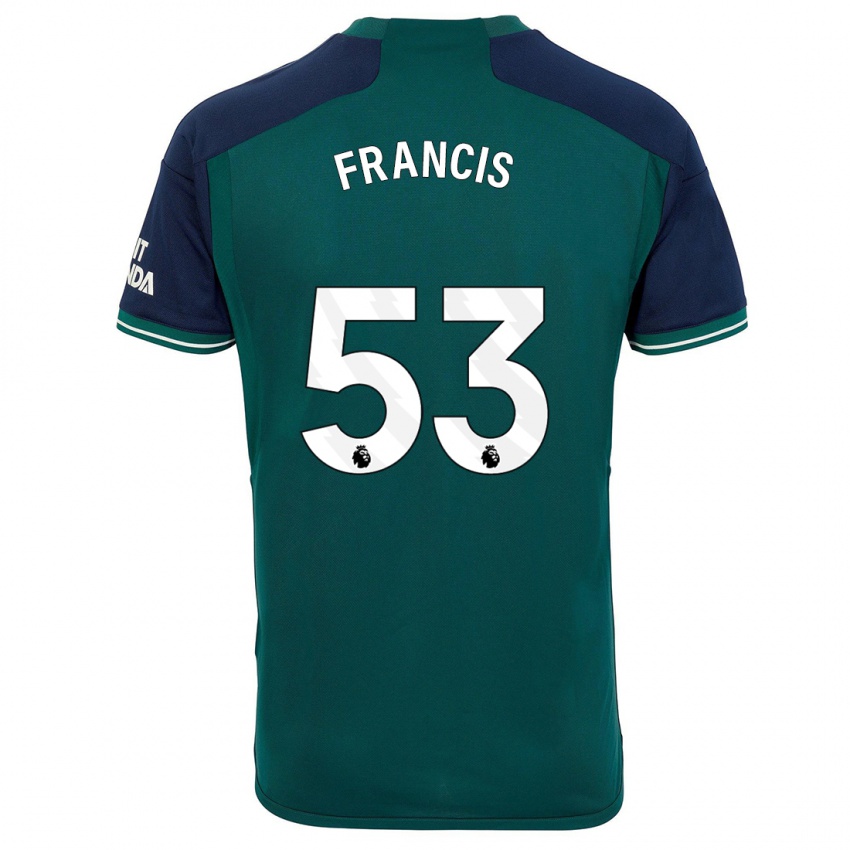 Kinderen Jack Henry Francis #53 Groente Thuisshirt Derde Tenue 2023/24 T-Shirt België