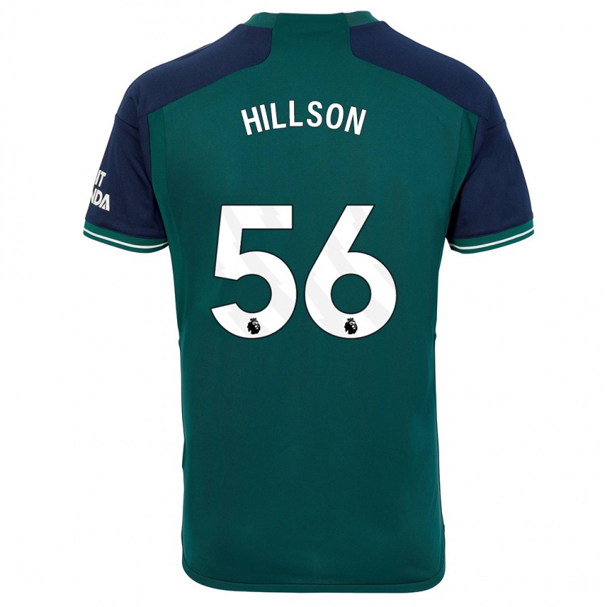 Kinder James Hillson #56 Grün Ausweichtrikot Trikot 2023/24 T-Shirt Belgien