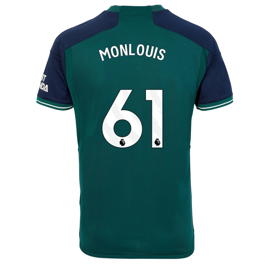 Kinder Zane Monlouis #61 Grün Ausweichtrikot Trikot 2023/24 T-Shirt Belgien
