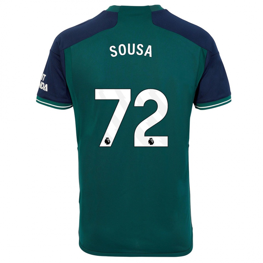 Kinder Lino Sousa #72 Grün Ausweichtrikot Trikot 2023/24 T-Shirt Belgien