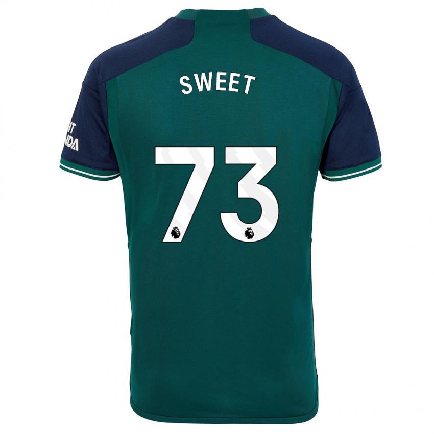 Kinderen James Sweet #73 Groente Thuisshirt Derde Tenue 2023/24 T-Shirt België