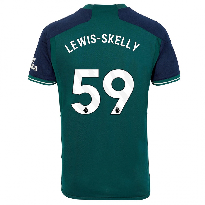 Kinder Myles Lewis-Skelly #59 Grün Ausweichtrikot Trikot 2023/24 T-Shirt Belgien
