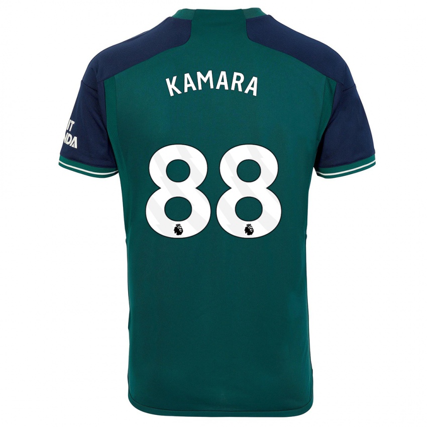 Kinder Osman Kamara #88 Grün Ausweichtrikot Trikot 2023/24 T-Shirt Belgien