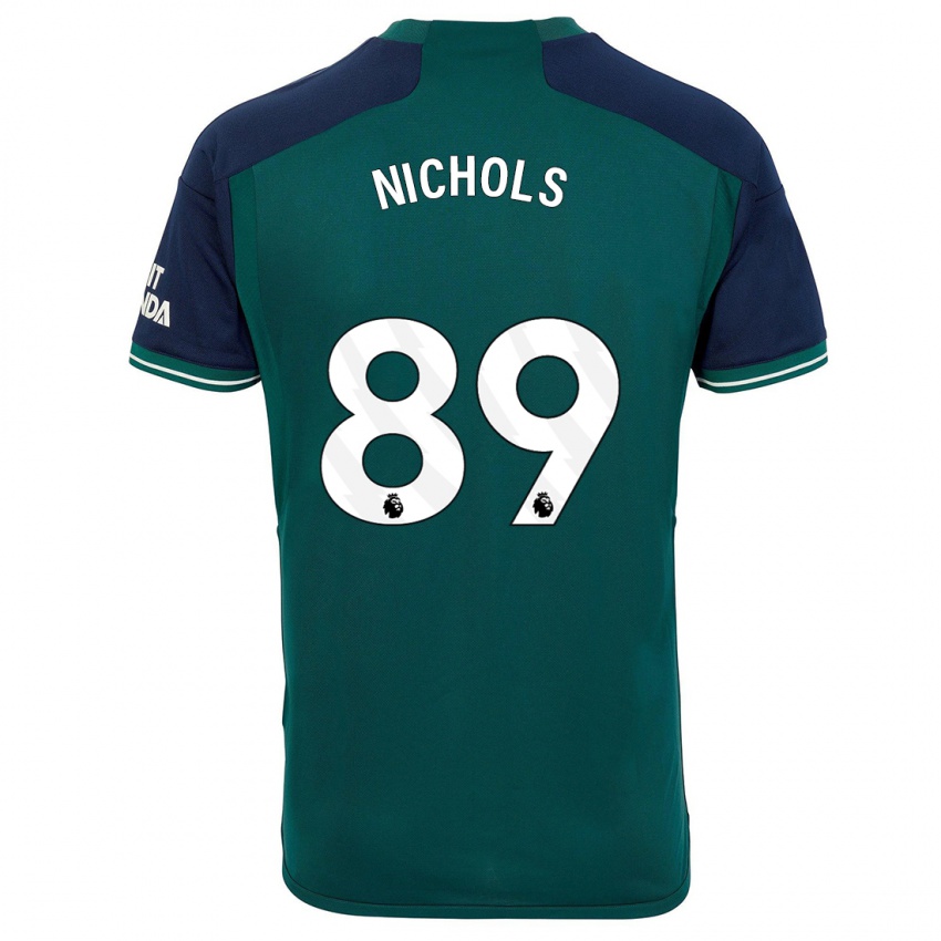Kinder Josh Nichols #89 Grün Ausweichtrikot Trikot 2023/24 T-Shirt Belgien