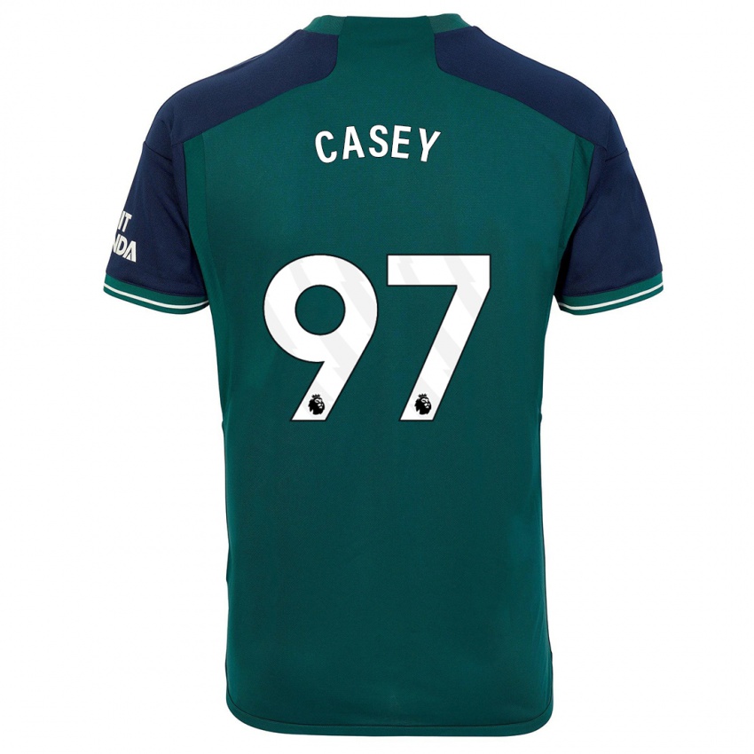 Kinder Dan Casey #97 Grün Ausweichtrikot Trikot 2023/24 T-Shirt Belgien