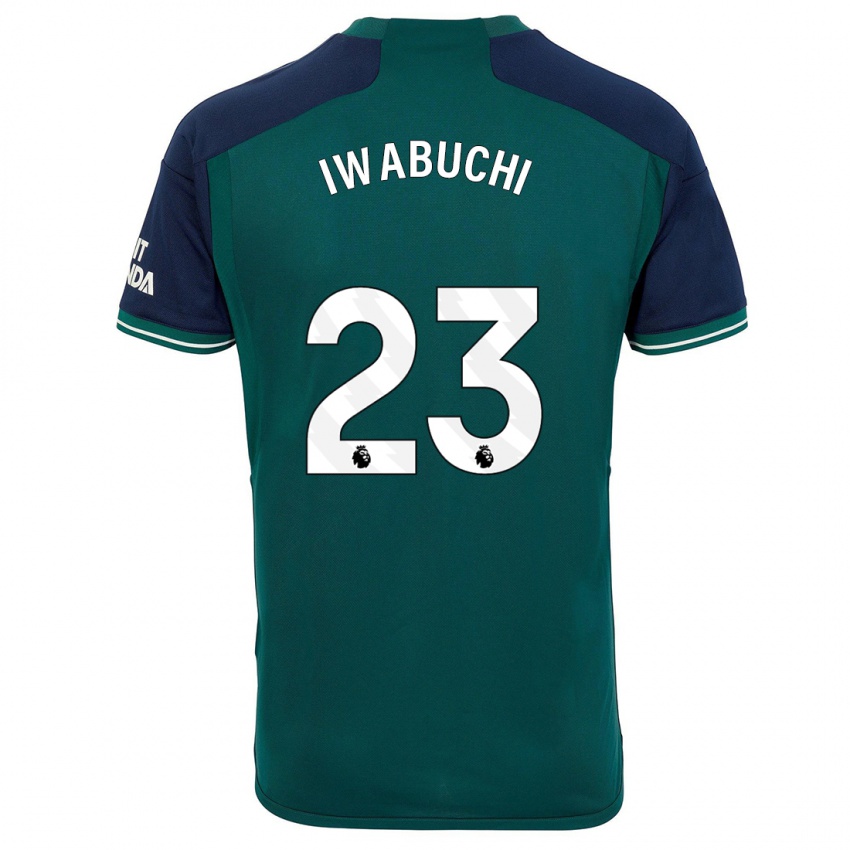 Kinder Mana Iwabuchi #23 Grün Ausweichtrikot Trikot 2023/24 T-Shirt Belgien